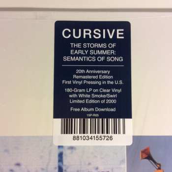 LP Cursive: The Storms Of Early Summer: Semantics Of Song LTD | CLR 462231
