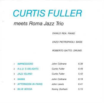 CD Curtis Fuller: Curtis Fuller Meets Roma Jazz Trio