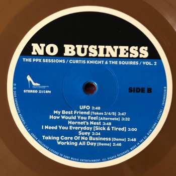 LP Curtis Knight & The Squires: No Business (The PPX Sessions Volume 2) LTD | NUM | CLR 404962