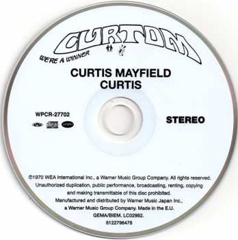 CD Curtis Mayfield: Curtis = カーティス 48214