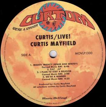 2LP Curtis Mayfield: Curtis / Live! 8415