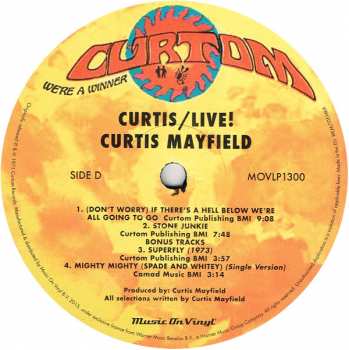 2LP Curtis Mayfield: Curtis / Live! 8415
