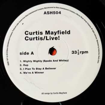 2LP Curtis Mayfield: Curtis / Live! 320140