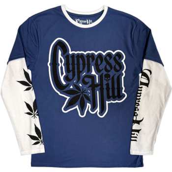 Merch Cypress Hill: Layered Long Sleeve Tričko Leaf & Logo Cypress Hill