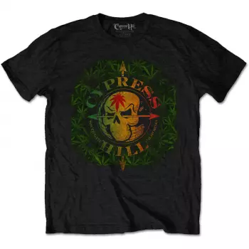 Tričko South Gate Logo Cypress Hill & Leaves 