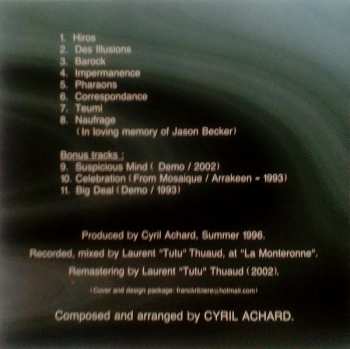 CD Cyril Achard: Confusion 252672