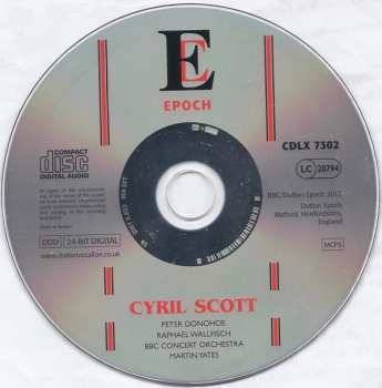 CD Cyril Scott: Piano Concerto In D, Op.10 / Cello Concerto, Op.19 / Overture To Pelleas And Melisanda 328707