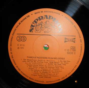 LP Czechoslovak Radio Dance Orchestra: Famous Western Film Melodies 537562