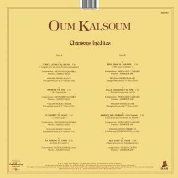 LP Oum Kalthoum: Chansons Inédites 425505