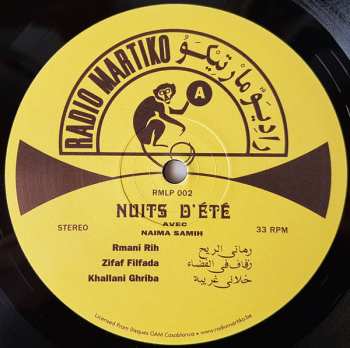 LP نعيمة سميح: ليالي الصيف = Nuits D'Été