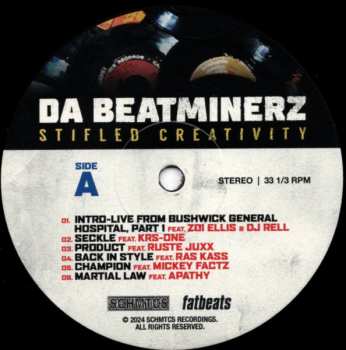 2LP Da Beatminerz: Stifled Creativity