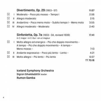SACD Dag Wirén: Sinfonietta; Serenade For Strings; Symphony No. 3; Divertimento 321759