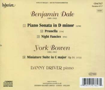 CD Benjamin Dale: Piano Sonata • Prunella • Night Fancies • Miniature Suite 540577