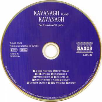 CD Dale Kavanagh: Kavanagh Plays Kavanagh 116994