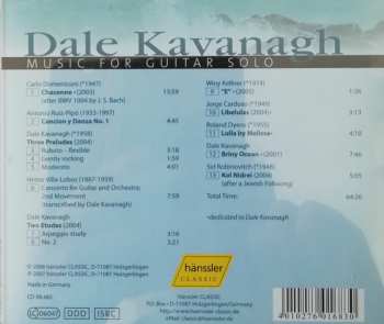 CD Dale Kavanagh: Music For Guitar Solo 314874