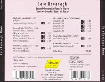 CD Dale Kavanagh: Rêverie - Classical Romantic Music For Guitar 284903