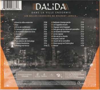 CD Dalida: Dans La Ville Endormie - Les Belles Chansons Ne Meurent Jamais... DIGI 335462