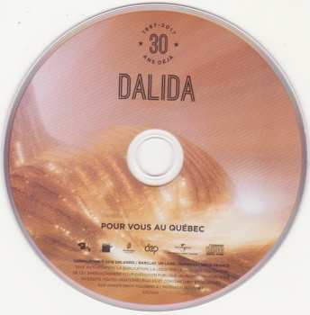 CD Dalida: Pour Vous Au Québec 148053