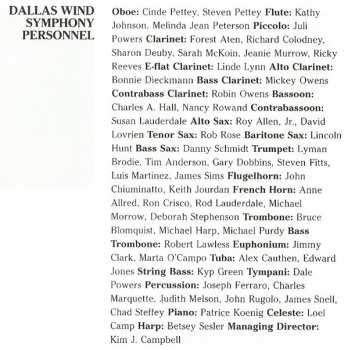 CD Dallas Wind Symphony: Trittico 185389