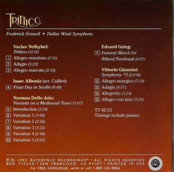 CD Dallas Wind Symphony: Trittico 185389