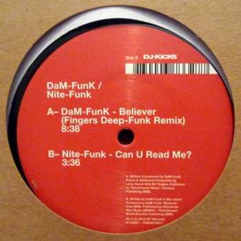 Album Dam-Funk: Believer (Fingers Deep-Funk Remix) / Can U Read Me?