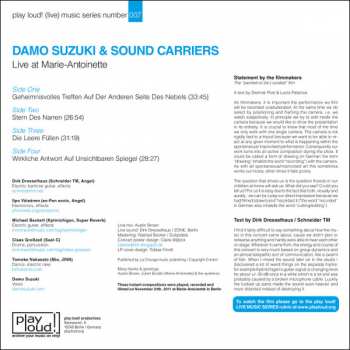 2LP Damo Suzuki: Live At Marie-Antoinette 360463