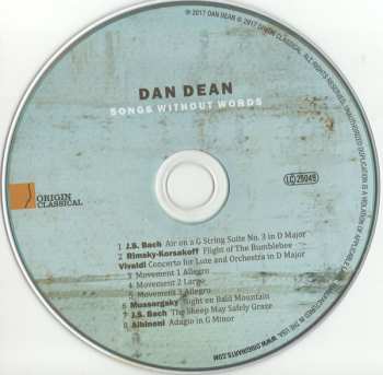 CD Dan Dean: Songs Without Words 535823