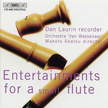 Album Dan Laurin: Entertainments For A Small Flute