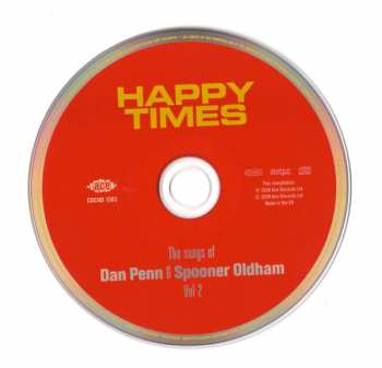 CD Dan Penn: Happy Times (The Songs Of Dan Penn & Spooner Oldham Vol 2) 284041