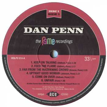 2LP Dan Penn: The Fame Recordings 130301