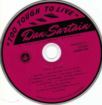 CD Dan Sartain: Too Tough To Live 389237