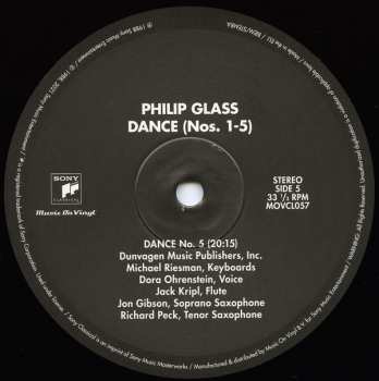 3LP Philip Glass: Dance Nos. 1-5 8584