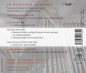 SACD Daniel Auner: In Heavenly Harmony: Romantic Music For Violin And Organ 284572