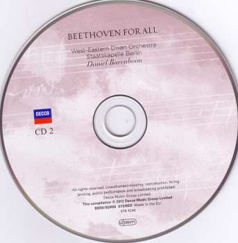2CD Daniel Barenboim: Beethoven For All: Music Of Power, Passion And Beauty 411872