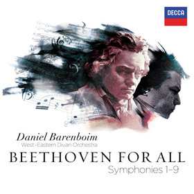 4CD Daniel Barenboim: Beethoven For All: Symphonies 1-9 3891