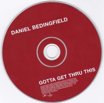 CD Daniel Bedingfield: Gotta Get Thru This
