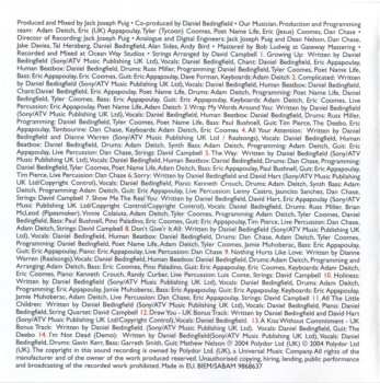 CD Daniel Bedingfield: Second First Impression