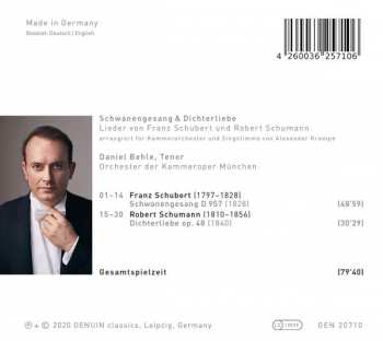 CD Daniel Behle: Schwanengesang & Dichterliebe 438610