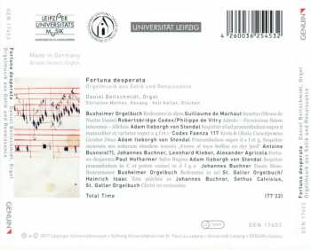CD Daniel Beilschmidt: Fortuna Desperata (Orgelmusik Aus Gotik Und Renaissance) 309267