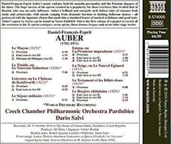 CD Daniel-Francois-Esprit Auber: Overtures 118834