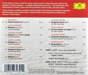 CD Daniel Hope: The Romantic Violinist - A Celebration Of Joseph Joachim 45488