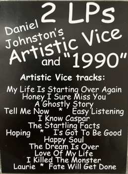 2LP Daniel Johnston: Artistic Vice / 1990