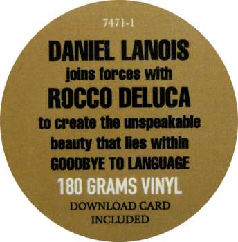 LP Daniel Lanois: Goodbye To Language 143208