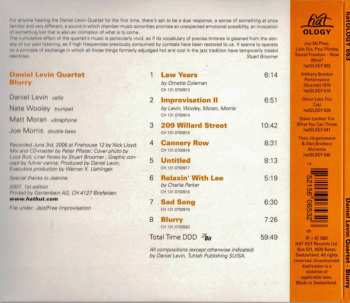 CD Daniel Levin Quartet: Blurry