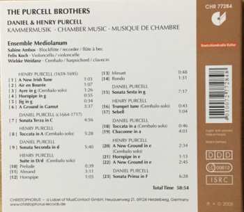 CD Daniel Purcell: The Purcell Brothers: Chamber Music 194332