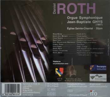 CD Daniel Roth: Orgue symphonique Jean-Baptiste Ghys (Sainte-Chantal - Dijon) 406056