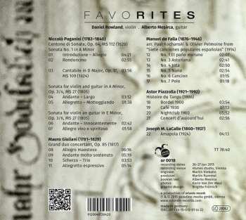 CD Daniel Rowland: Favorites  286834