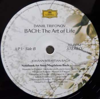 3LP Daniil Trifonov: Bach: The Art Of Life  382902