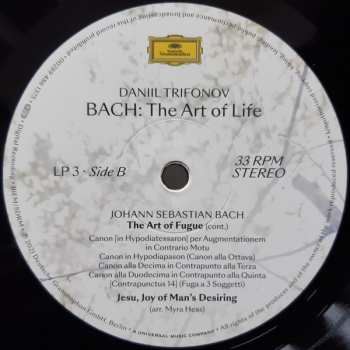3LP Daniil Trifonov: Bach: The Art Of Life  382902