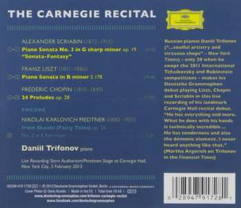 CD Daniil Trifonov: The Carnegie Recital 45690